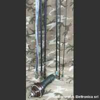 MP-57 Antenna Veicolare HF  MP-57  Supporto veicolare in ceramica con robusto mollone  Completa di 6 stili in rame Accessori per apparati radio Militari