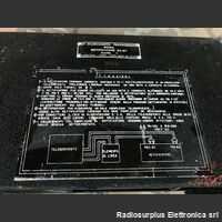 RA-87 Rettificatore di Tensione RA-87 Rettificatore tensione di rete per telescriventi. Accessori per apparati radio Militari