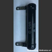 R350W10 Resistenza a filo  350 oHm  10W Componenti elettronici
