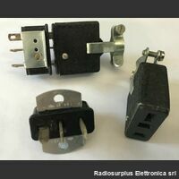 sppv3p Connettore  -presa volante + spina da pannello-  3 poli in linea Componenti elettronici