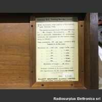 ELLIOTT BROTHERS Century  D.C. Testing Set  ELLIOTT BROTHERS  Misuratore di tensione e corrente  0-750 Volt  0-600 Amper Accessori per apparati radio Militari