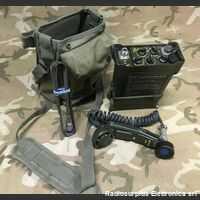  PRC 439 Ricetrasmettirore  IRET PRC 439  Ricetrasmetitore portatile completo di accessori  Microtelefono, antenna, zaino e porta batterie Apparati radio