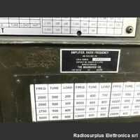 AN/GRC-106A MAGNAVOX  AN/GRC-106A  Ricetrasmettitore RT-834 in banda HF da 2 a 29,999 Mhz  Modi di emissione in AM/CW/FSK/SSB. Alimentazione 24 volt c.c. Apparati radio