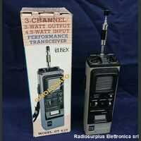GT 410 Ricetrasmettitore CB Portatile  ELBEX model: GT 410  Ricetrasmettitore cb 3 canali, 3 Watt Apparati radio