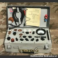 TV-7D/U Test Set-Electronic Tube TV-7D/U  Prova valvole originale US.army, completo di manuale. Accessori per apparati radio Militari