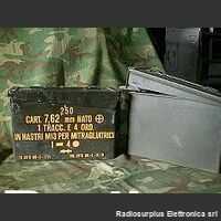 portamunizioniEIpiccola Cassetta portamunizioni in lamiera Esercito Italiano Miscellanea