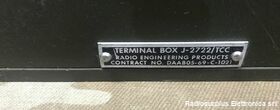J-2722/TCC Terminal Box  J-2722/TCC  Scatola di giunzione per terminali telegrafici Accessori per apparati radio Militari