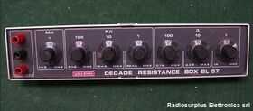 BL57 UNAOHM BL 57 Decade Resistor Box ATTENUATORI - CARICHI - BOX DECADE