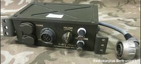 C-665/VIA-I Scatola di Controllo modificata Marconi  Automatic Radio C-665/VIA-I Accessori per apparati radio Militari