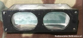 LenteM17 Testina esterna periscopio da carro  M17  Lente per la guida diurna diurna del conducente sui mezzi corazzati M113 Militaria