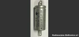 sipl42.224 Condensatore Elettrolitico  Vintage Assiale in Carta Olio  100 uF  8 Volt Componenti elettronici