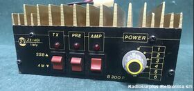 B 300P Linear Amplifier  ZETAGI B 300P  Amplificatore lineare 26-30 Mhz  Alimentazione 12 Volt DC Telecomunicazioni