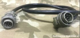 Size 16 Canon Cavo collegamento  Size 16 Canon  Cavo di collegamento con spina canon 7 poli Accessori per apparati radio Militari
