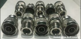 kitN-N-S Adattatore R.F. Spina N - Presa N Salvaconnettore N -UHF Componenti elettronici