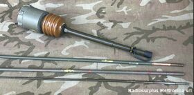BX-33/A + stili BX-33/A  Antenna veicolare con accordatore di antenna  26-72 Mhz Accessori per apparati radio Militari