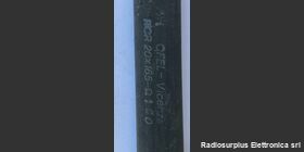 RCL20x165-160 Resistenza a filo  OFEL 20x165 - 160 Ohm 65 Watt Componenti elettronici