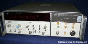HP5345A+HP 5355A HP 5345A Electronic Counter + HP 5355A Frequenzimetri