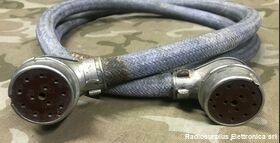 ZA.11907 2mt Cavo collegamento WS Canadian  ZA.11907 2mt  per scatola comandi, apparato radio WS19  Lunghezza 2 metri Accessori per apparati radio Militari