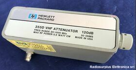  HP 355D Attenuatore VHF 120 dB Strumenti