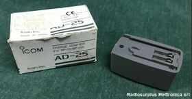 AD-25 Charge Adapter  ICOM AD-25  Adattatore caricabatterie per  BP-131/BP-132 Accessori