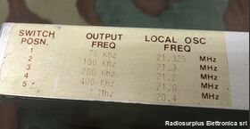 Racal2336 RACAL MA2336 Modulo di IF con 5 filtri  75/100/200/400/1000 Khz Moduli  - Ricambi Originali -