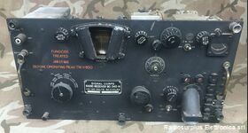BC-342-N 115v BC-342-N Signal Corps  Ricevitore in sintonia continua da 1,5 a 18  Mhz in 6 bande. Apparati radio