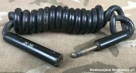 Cavo AUDIO Cavo AUDIO  Presa e spina M/F  Innestato con presaJK-26 e spina PL-55 Accessori per apparati radio Militari