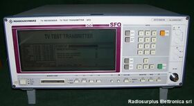 R&S SFQ ROHDE & SCHWARZ SFQ TV Test Transmitter Usata-Revisionata