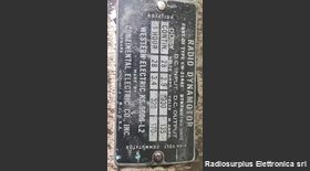 KS-5606-L2 Radio Dynamotor  KS-5606-L2  Parte della stazione CW-21441  Ingresso 28 Volt DC  2,9 A  Uscita 330Volt DC  135 mA Accessori per apparati radio Militari