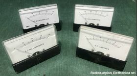 AmperLife Amperometro  Life   mis. cm 8 X 6 a pannello Componenti elettronici