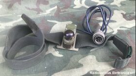 cwminiracal Tasto Telegrafico  Racal   Tasto cw con legaccio a gambale Accessori per apparati radio Militari