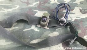 cwminiracal Tasto Telegrafico  Racal   Tasto cw con legaccio a gambale Accessori per apparati radio Militari