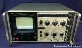 HP 140T + HP8556A + HP8552B Spectrum Analyzer  HP 140T + HP8556A (LF-Section) + HP8552B (IF-Section) Strumenti