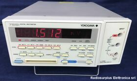 YOKOGAWA 7551 YOKOGAWA 7551  Multimetro da banco di precisione Strumenti
