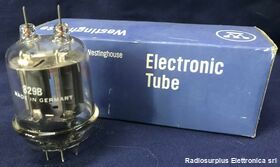  Valvola  829B  Doppio pentodo di Potenza WESTINGHOUSE Valvole