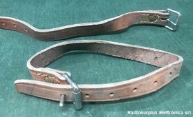 CinghiaCuoio Cinghia Ferma attrezzi da Pioniere per Jeep Militaria