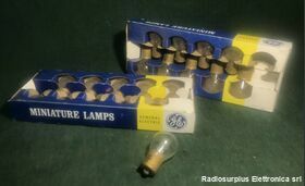G.E. 1683 Kit 10 pcs Miniature Lamp Aircraft  G.E. 1683   Lampada ad incandescenza  per uso aeronautico Componenti elettronici