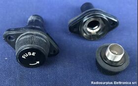 Fuse35.11 Porta fusibile da pannello per alimentazione  di grossa potenza per fusibili in vetro35x11 Componenti elettronici