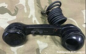 TS-9-W Microtelefono con ptt  TS-9-W  Microtelefono U.S. Army anni 40 Accessori per apparati radio Militari