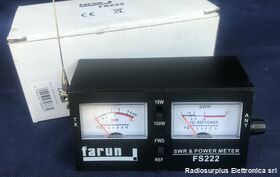 FS222 FARUN FS222  Misuratore di onde stazionarie e potenza  Frequenza operativa da 3,5 a 150 Mhz Telecomunicazioni