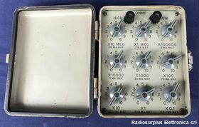 ZM-16A/U Resistor Decade  ZM-16A/U  Decade resistiva Militare per uso gravoso Accessori per apparati radio Militari