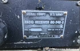 BC-348-Q BC-348-Q Signal Corps  Ricevitore AM/CW/MCW da 200-500 Khz e da 1,5 a 18  Mhz in 6 bande. Apparati radio