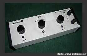 CD11 Decade Capacitor SIEMENS CD 11 ATTENUATORI - CARICHI - BOX DECADE