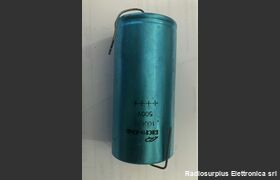 100m500v Condensatore Elettrolitico assiale  100 uF  500 Volt Componenti elettronici