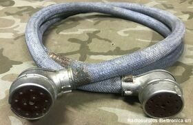 ZA.11907 2mt Cavo collegamento WS Canadian  ZA.11907 2mt  per scatola comandi, apparato radio WS19  Lunghezza 2 metri Accessori per apparati radio Militari