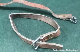 CinghiaCuoio Cinghia Ferma attrezzi da Pioniere per Jeep Militaria