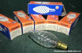 TortChia E1415W Tortiglione Chiara E 14 TUNGSRAM  Lampada ad incandescenza 220-230 Volt 15 Watt Componenti elettronici