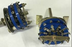 C6V3P Commutatore Rotativo Doppio da pannello 3 vie (x2)  3 Posizioni Componenti elettronici