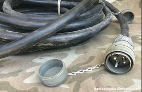 ALI50AM-F- Cavo flessibile in gomma tre poli per alte potenze 50 Amper Accessori per apparati radio Militari