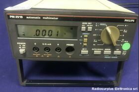 PM 2519 PHILIPS PM 2519  Multimetro digitale automatico da banco Strumenti
